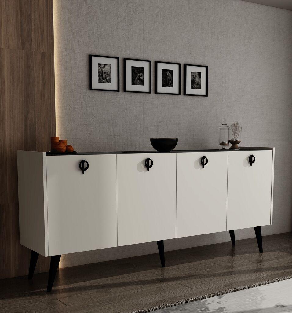 Hanah Home Console Ay Tasi Kaya, 180x79x40 cm, бела