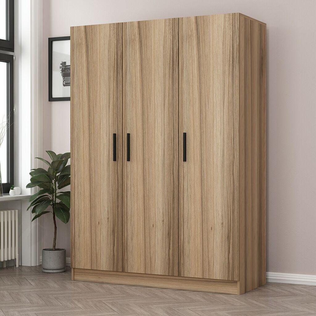 Гардеробер Hanah Home Kale-2283, 135x190x52 см, Антрацит