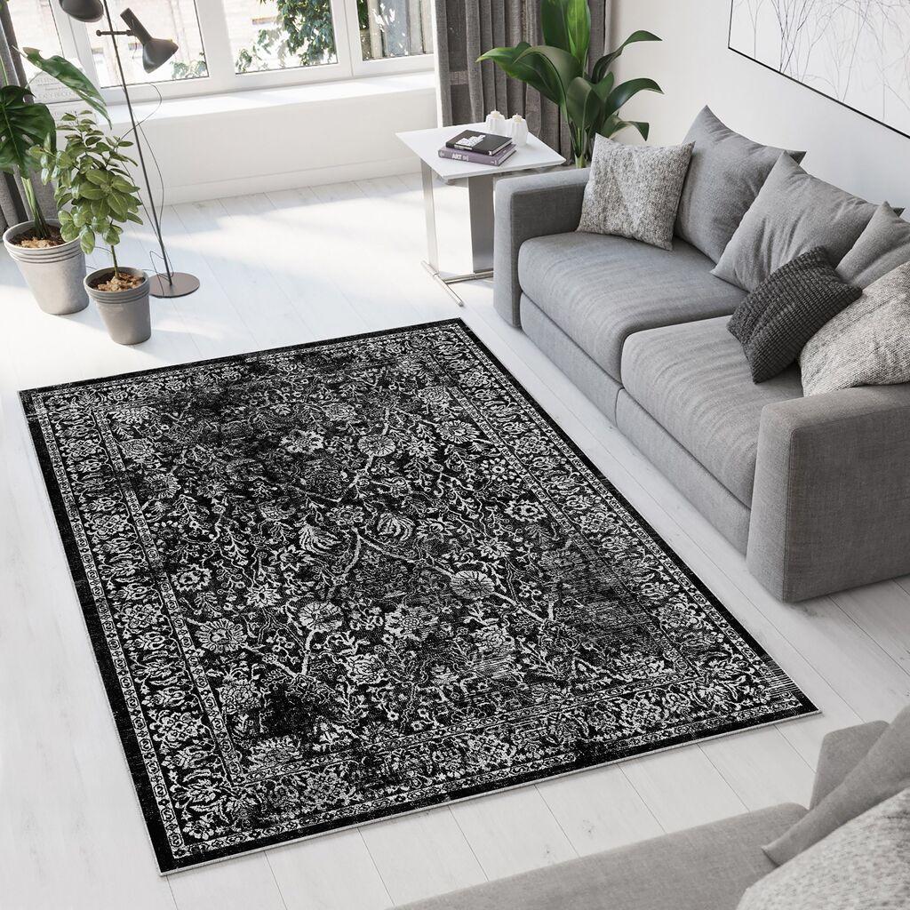 Тепих Conceptum Hypnose Woopamuk313, 80x150 cm, црн