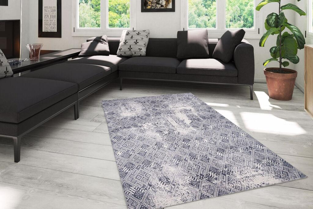 Тепих Soul Conceptum Hypnose - AL 54, 75x230 см, темно сива