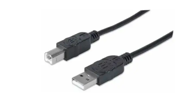 Менхетен кабел USB 2.0 за печатачи A, B, 3м