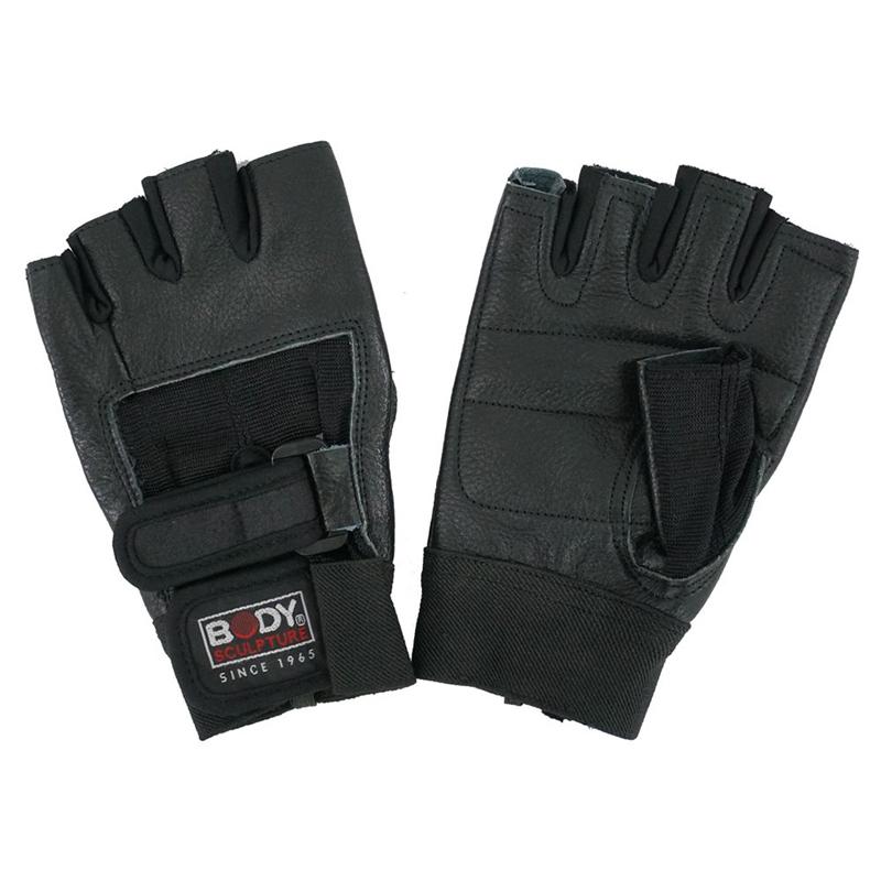 СКУЛПТУРА НА ТЕЛО Унисекс фитнес ракавици, црни