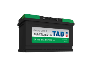 VESNA TAB Акумулатор 12V 80ah 800a AGM Start/Stop D+