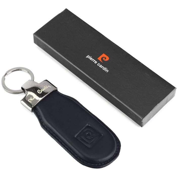 PIERRE CARDIN Приврзок, Машки, Кожен, 12 tilak77, Црна