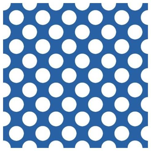 POL-MAK Салфети, 33*33цм, 1/20, Сина со бели точки, Daisy, SDOG 0035 03