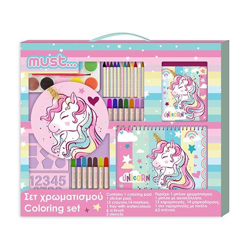 DIAKAKIS Сет Кутија за Боење, 54 x 47цм, Девојче, , 000585164