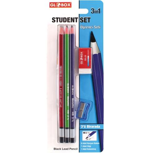 GLOBOX Сет 6800-6Мол+Гума+Острилка