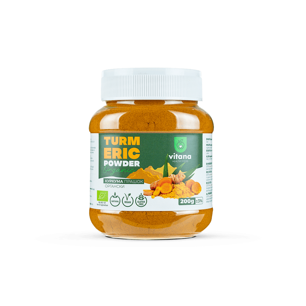 VITANA Куркума прашок органски, 200г
