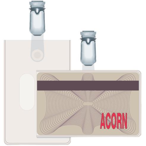 DURABLE Футрола за картичка, Вертикална мека пвц со отвор, 85*54мм, 8112 19