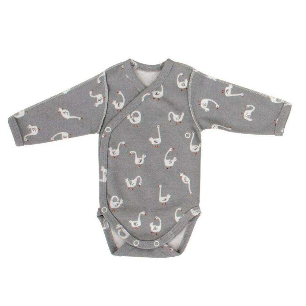 SEVI BEBE Premature Боди на преклоп Swan