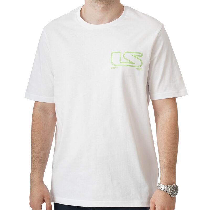 LYLE AND SCOTT  Машка Маица POLAROID GRAPHIC T-SHIRT, бела