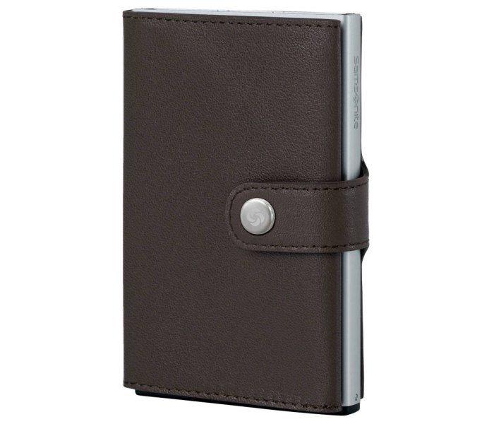 Паричник Samsonite од алуминиум во темно кафеава боја