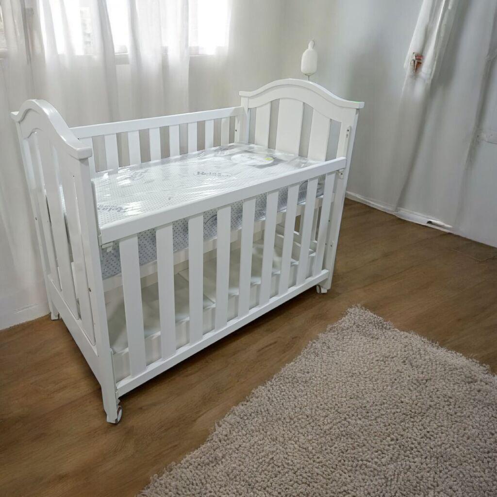 Дрвено бебешко креветче BambinoLux -1618