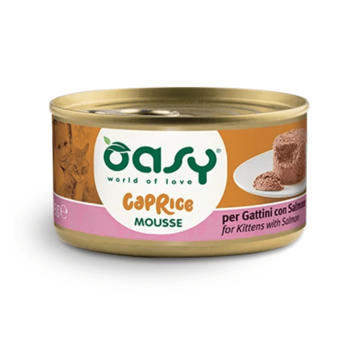 Oasy Caprice Паштета За Мали Мачиња Со Мус Од Лосос