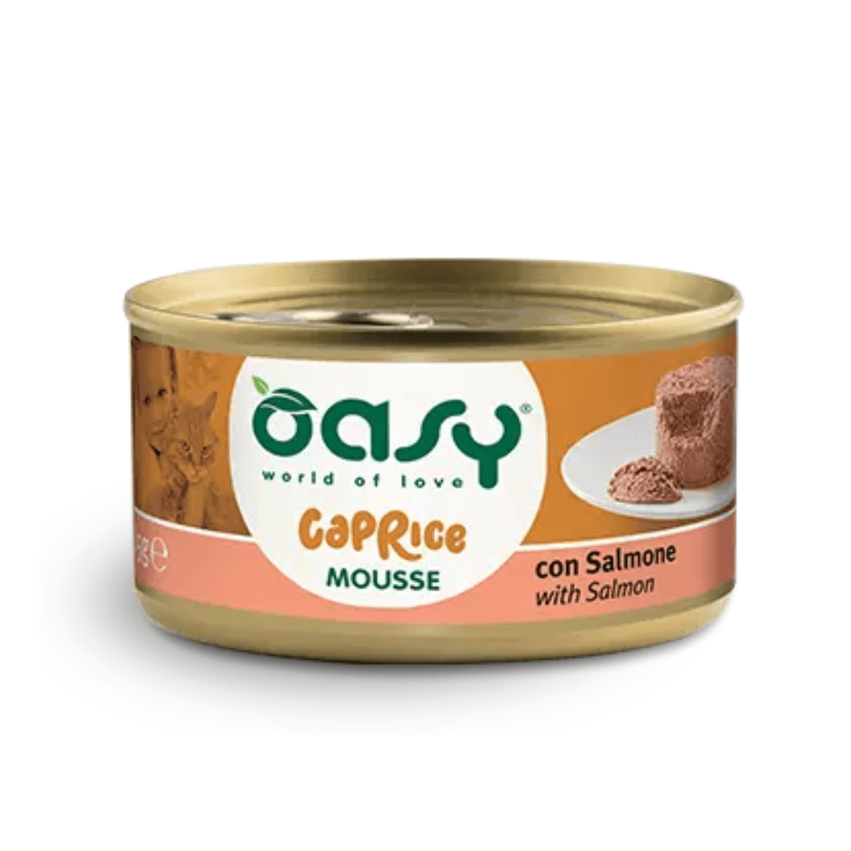 Oasy Caprice Паштета За Мачка Со Мус Од Лосос