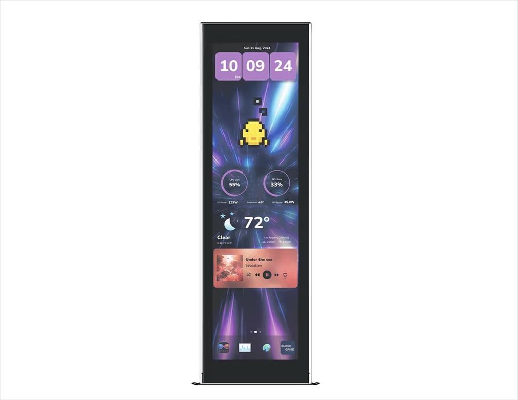 Hyte Дисплеј за куќиште Y70 2,5K Touch Infinite, Black, Acc--Lk-Y7Tti-Bb