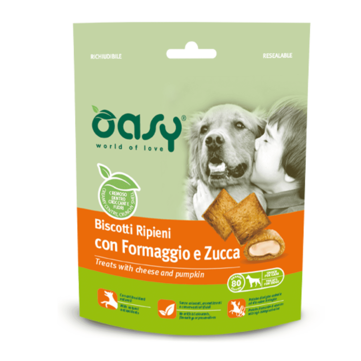 Oasy Награди Полнети Со Крем Од Сирење И Тиква