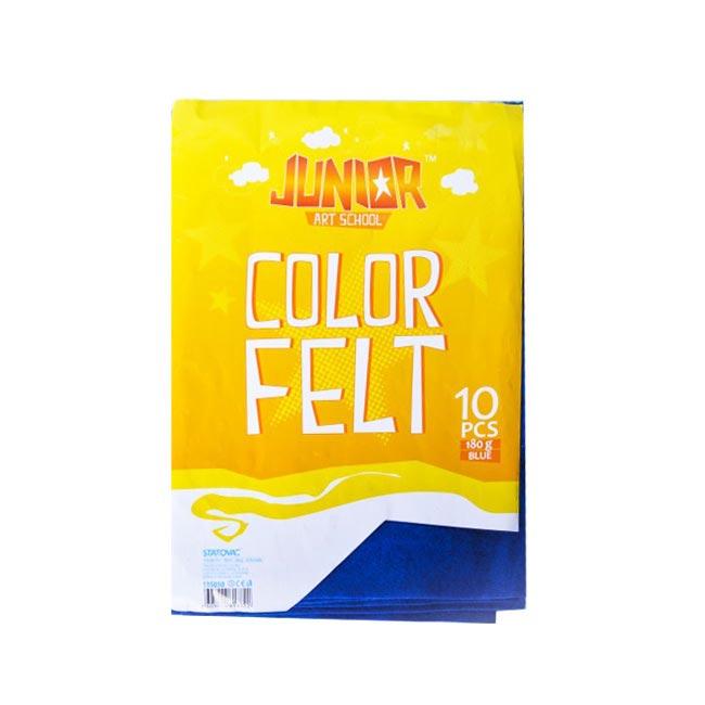 Junior Felt 135050, A4, Blue