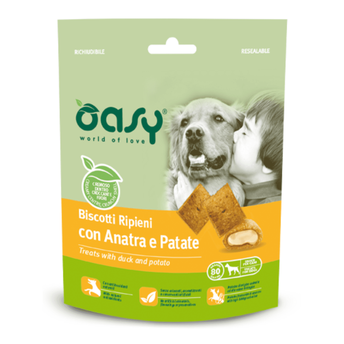 Oasy Награди Полнети Со Крем Од Патка И Компир