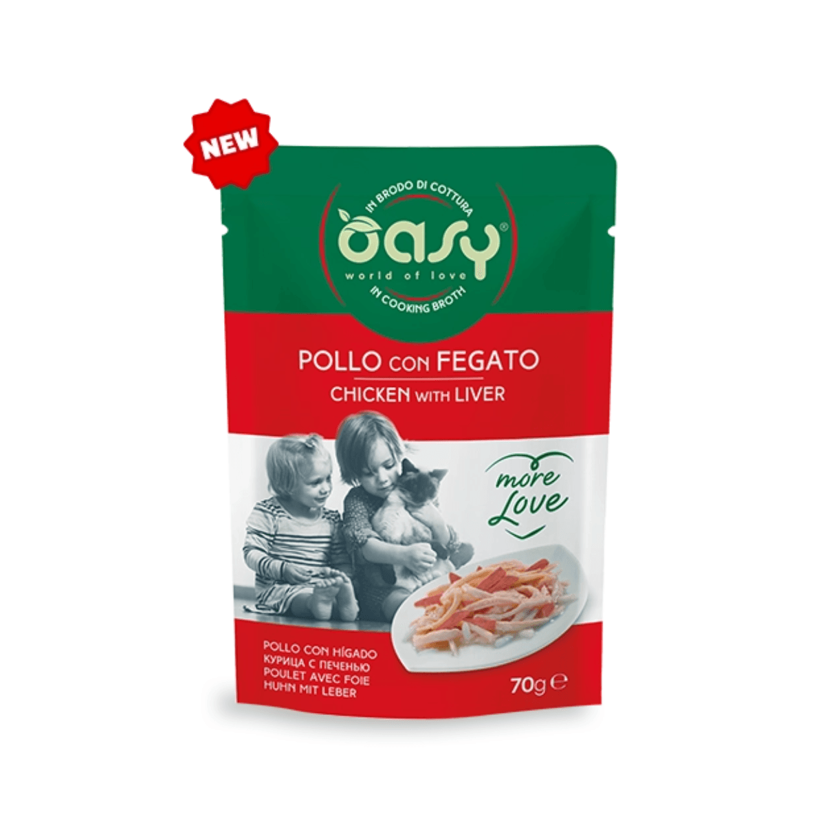 Oasy More Love Пауч Со Пилешко И Џигер