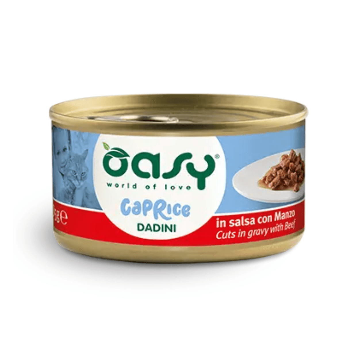 Oasy Dadini Паштета За Мачка Со Говедско Месо Во Сос