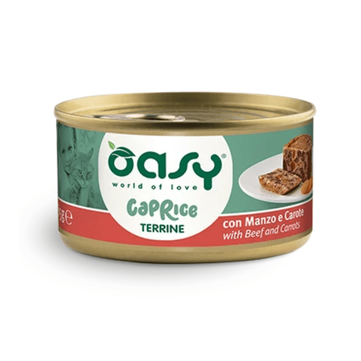 Oasy Terrine Паштета За Мачка Со Говедско Месо И Морков