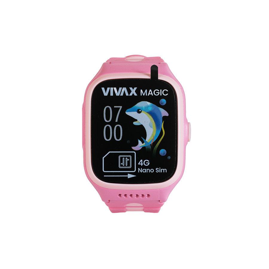 VIVAX Детски Паметен Часовник Magic 4G, Розев