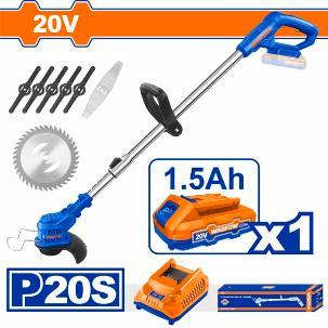 Wadfow Акумулаторски Тример Ngtp511 20V 1 Батерија 1.5Ah
