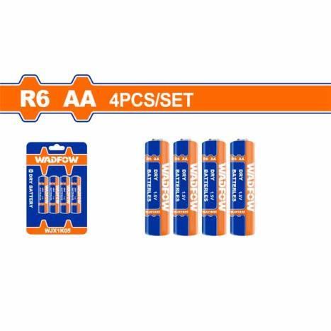 Wadfow Батерии Aa Njj1K05 1.5V 4/1