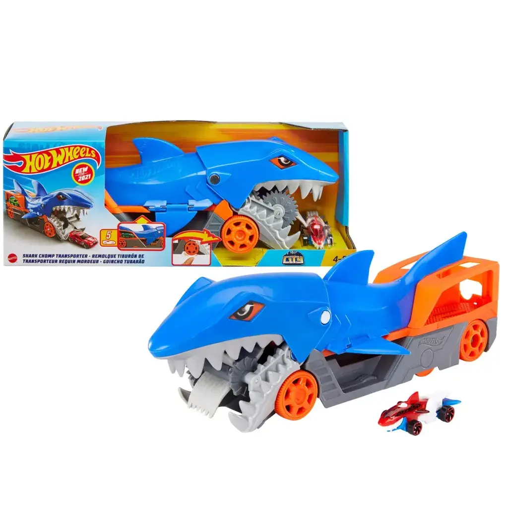 Hot Wheels Играчка-носач на ајкули