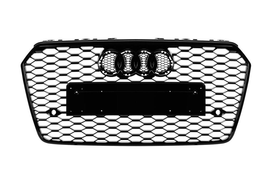 AUTOLUX Црн лак решетка тип RS за Audi A7 2015-2017