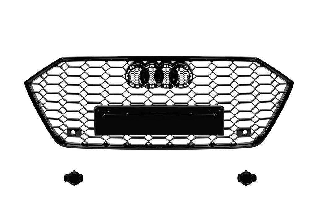 AUTOLUX Црн лак решетка тип RS7 за Audi A7 Sportback по 2019  без ACC
