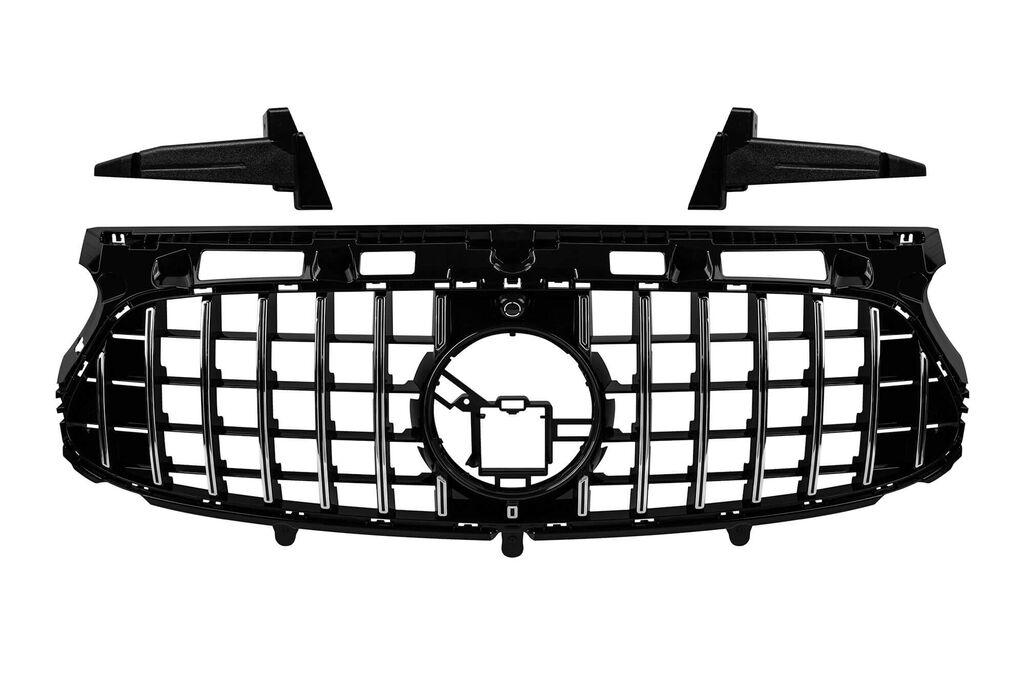 AUTOLUX Хром/црна решетка тип GT за Mercedes GLA H247 по 2020  за AMG браник