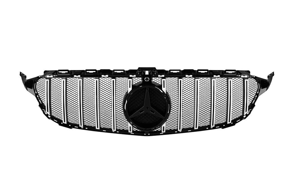 AUTOLUX Хром/црна решетка тип GT за Mercedes C класа W205 седан, S205 караван, C205 купе 2014-2018