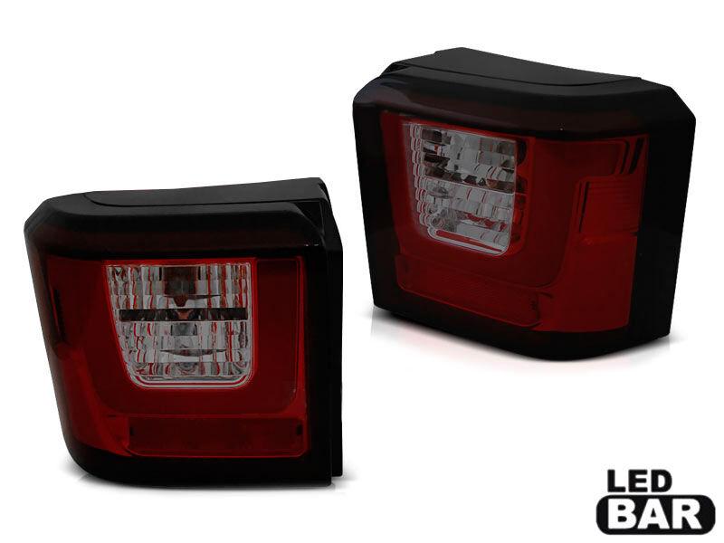 AUTOLUX Комплет LED штопови за Volkswagen T4 1990-2003, црвена и затемнета основа, лев и десен