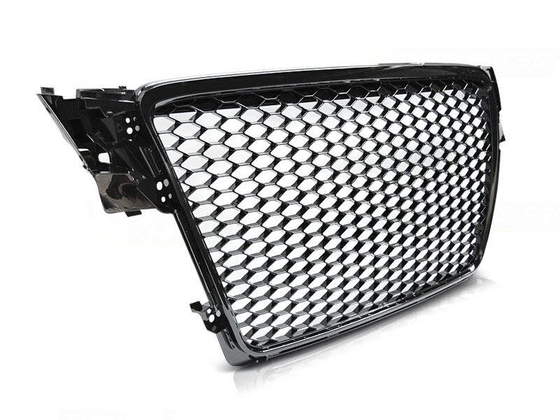 AUTOLUX Црн лак решетка тип RS за Audi A4 B8 2008-2011