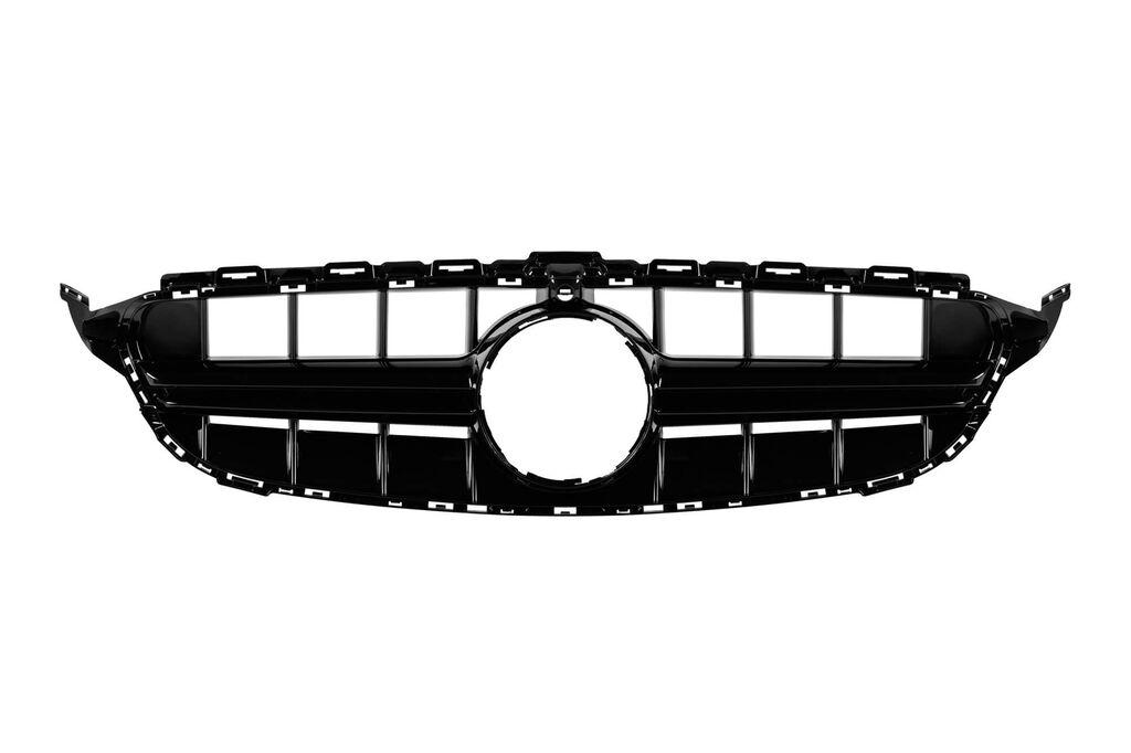 AUTOLUX Црн лак решетка тип E63 за Mercedes C класа W205, S205 2014-2019