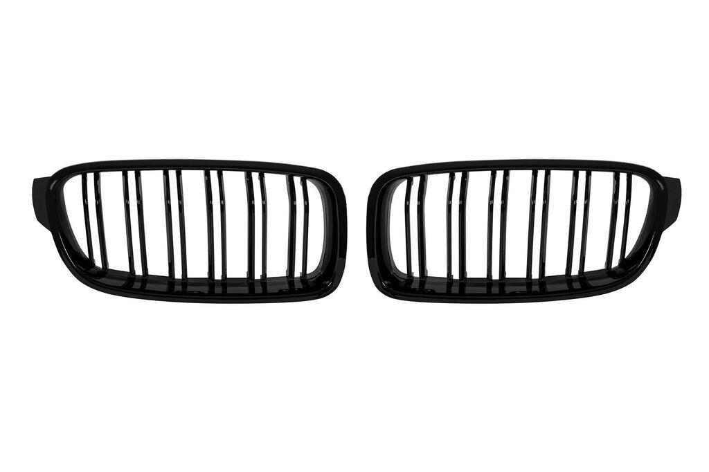 AUTOLUX Бубрези со  двојни  ребра црн лак за BMW серија 3 F30 седан, F31 караван 2011-2019