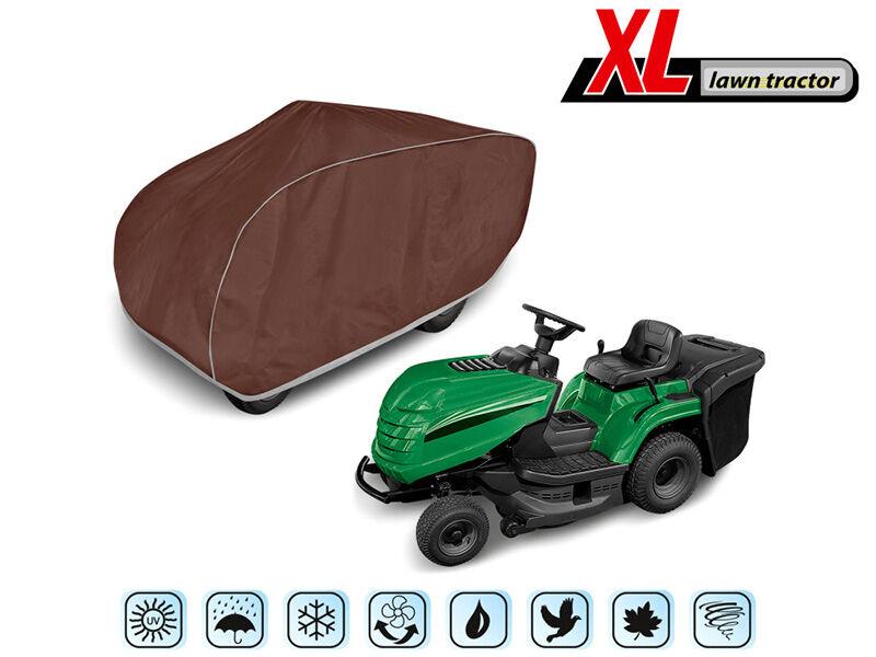 KEGEL-BLAZUSIAK Церада Kegel серија Basic Garage за градински трактор со кош размер XL кафеав