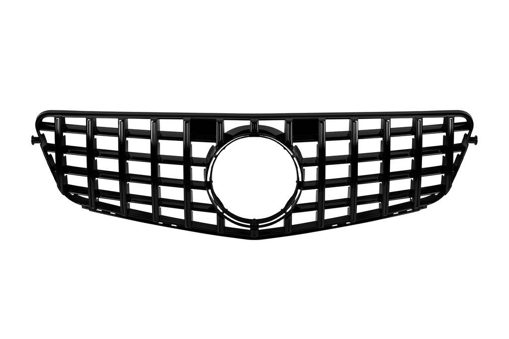 AUTOLUX Црн лак решетка тип GT за Mercedes C класа W204 седан, караван, купе 2007-2014