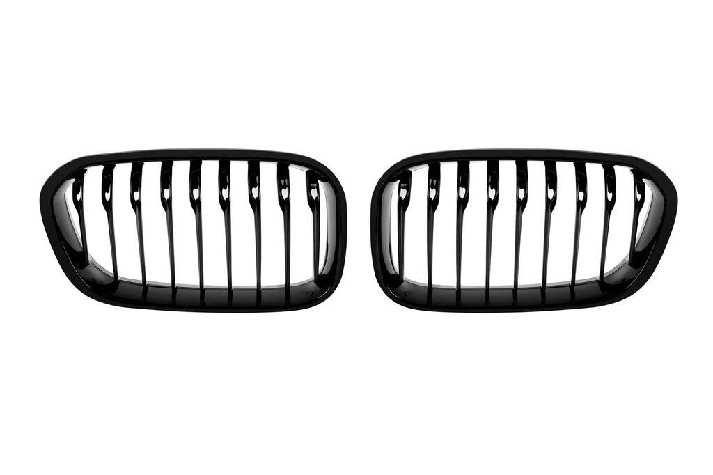 AUTOLUX Бубрези со единични ребра црн лак за BMW серија 1 F20, F21 2015-2019
