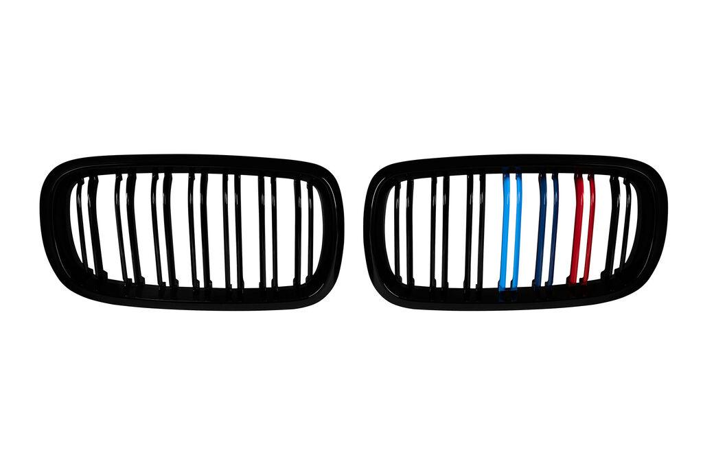 AUTOLUX Бубрези со  двојни  ребра црн лак со M декорација  за BMW X5 F15 2014-2018, X6 F16 2015-2019