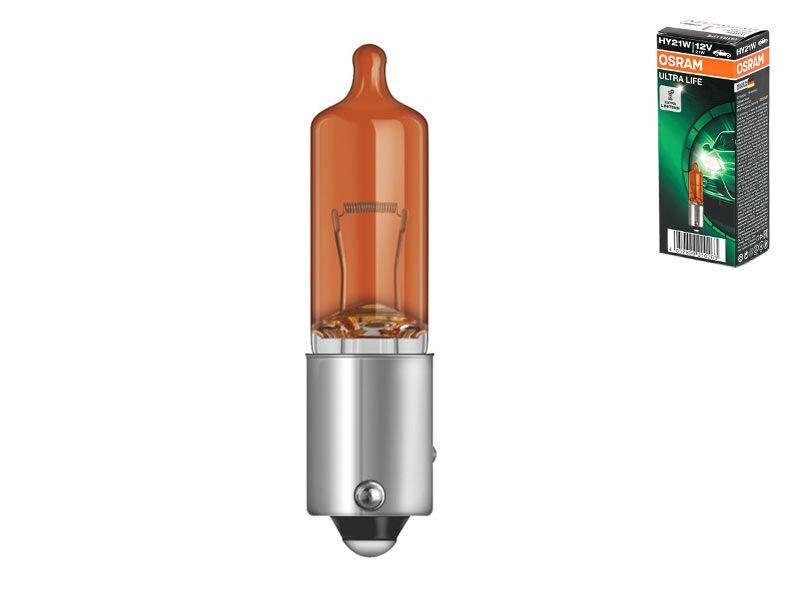 OSRAM Халогенска сијалица Osram HY21W Ultra Life 12V, 21W, BAW9s, 1 бр.