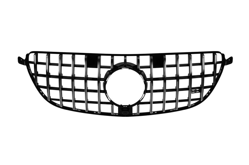 AUTOLUX Хром/црна решетка тип GT за 63 AMG браник на Mercedes GLE SUV W166, GLE купе C292 2015-2019