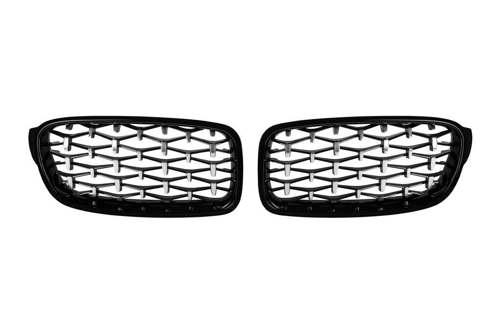 AUTOLUX Бубрезитип диамант сиво/црни  за BMW серија 3 F30 седан, F31 караван 2011-2019