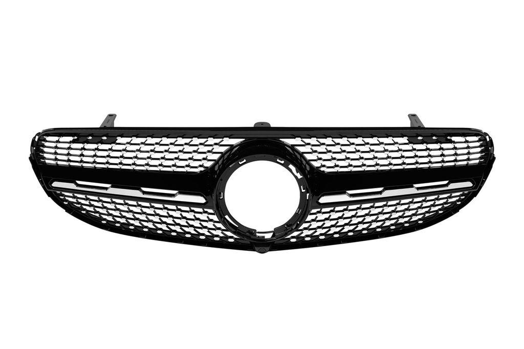 AUTOLUX Хром/црна дијамантна  решетка за Mercedes GLC X253 2020-2022