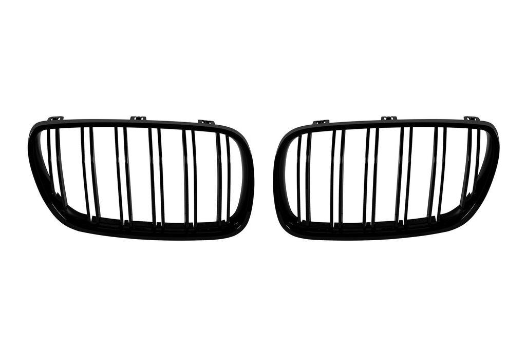 AUTOLUX Бубрези со  двојни  ребра црн лак за BMW X3 E83 2007-2010