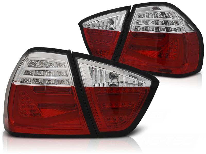 AUTOLUX Комплет тунинг LED штопови за BMW серија 3 E90 03.2005-08.2008 црвено/бели