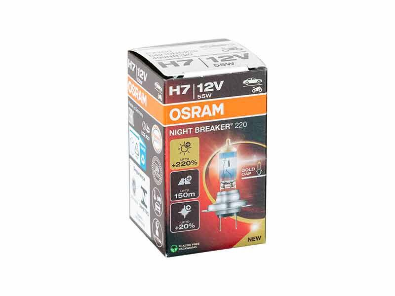 OSRAM Халогенска сијалица Osram H7 Night Breaker 220 12V, 55W, PX26d, 1500lm