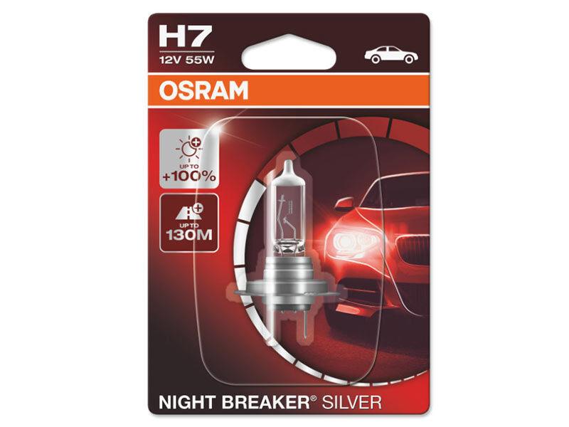 OSRAM Халогенска сијалица Osram H7 Night Breaker Silver 12V, 55W, PX26d, 1500lm, 1 бр. во блистер